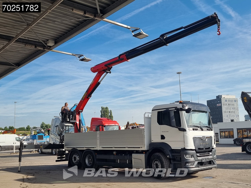 MAN TGS 26.440 6X2 NEW NL-Truck Palfinger PK20.501 L TEC3 Kran Baustoff Lift-Lenk Asche - Camion platformă, Camion cu macara: Foto 3 MAN TGS 26.440 6X2 NEW NL-Truck Palfinger PK20.501 L TEC3 Kran Baustoff Lift-Lenk Asche - Camion platformă, Camion cu macara: Foto 3