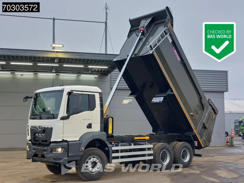 MAN TGS 33.480 6X4 NEW! 20m3 Tipper Steelsuspension Big-Axle Automatic Euro 6 - Camion basculantă: Foto 1 MAN TGS 33.480 6X4 NEW! 20m3 Tipper Steelsuspension Big-Axle Automatic Euro 6 - Camion basculantă: Foto 1
