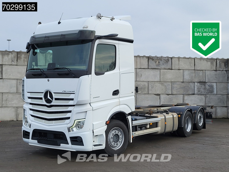 Mercedes-Benz Actros 2553 Actros 6X2 Full Air Retarder Lift Axle Euro 6 - Camion transport containere/ Swap body: Foto 1 Mercedes-Benz Actros 2553 Actros 6X2 Full Air Retarder Lift Axle Euro 6 - Camion transport containere/ Swap body: Foto 1