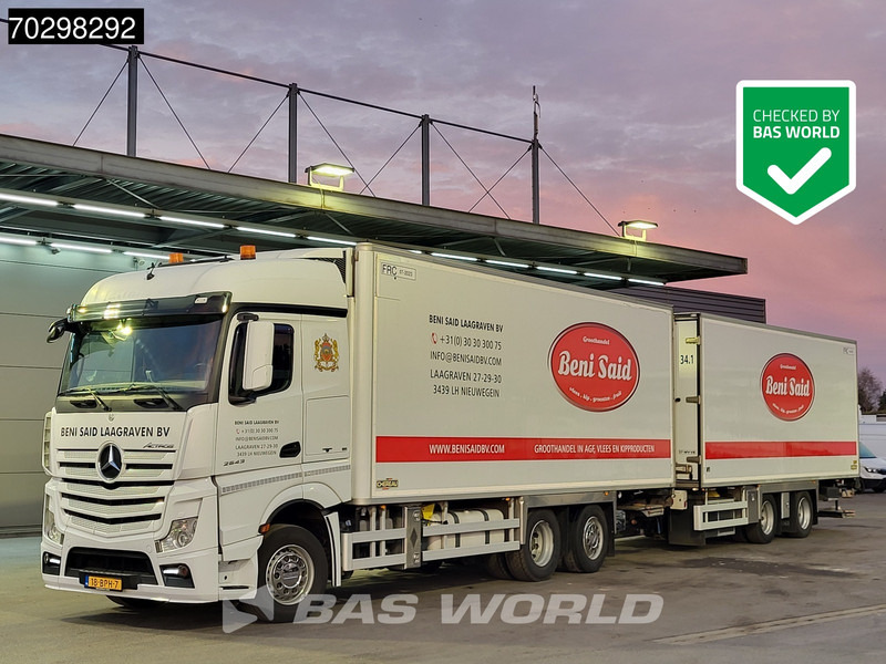Mercedes-Benz Actros 2643 6X2 NL-Combi Frigoblock FB-FIL2 2tons Ladebordwand Retarder Automatic Xenon - Camion frigider: Foto 1 Mercedes-Benz Actros 2643 6X2 NL-Combi Frigoblock FB-FIL2 2tons Ladebordwand Retarder Automatic Xenon - Camion frigider: Foto 1