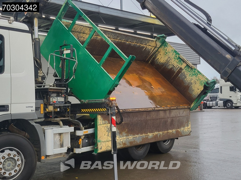 Mercedes-Benz Actros 2646 Actros 6X4 HIAB 122 BS-2 HIDUO Crane Kran 3-way tipper Big-Axle Euro 5 - Camion basculantă, Camion cu macara: Foto 3 Mercedes-Benz Actros 2646 Actros 6X4 HIAB 122 BS-2 HIDUO Crane Kran 3-way tipper Big-Axle Euro 5 - Camion basculantă, Camion cu macara: Foto 3