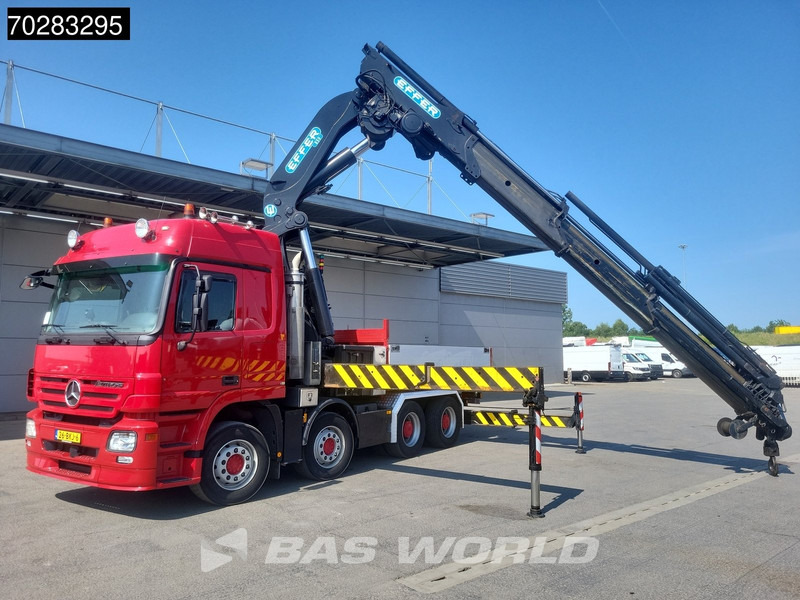 Mercedes-Benz Actros 2648 850 8X4 Effer 850/9S Kran Fifth wheel Big-Axle Automatic Euro 5 - Camion platformă, Camion cu macara: Foto 3 Mercedes-Benz Actros 2648 850 8X4 Effer 850/9S Kran Fifth wheel Big-Axle Automatic Euro 5 - Camion platformă, Camion cu macara: Foto 3