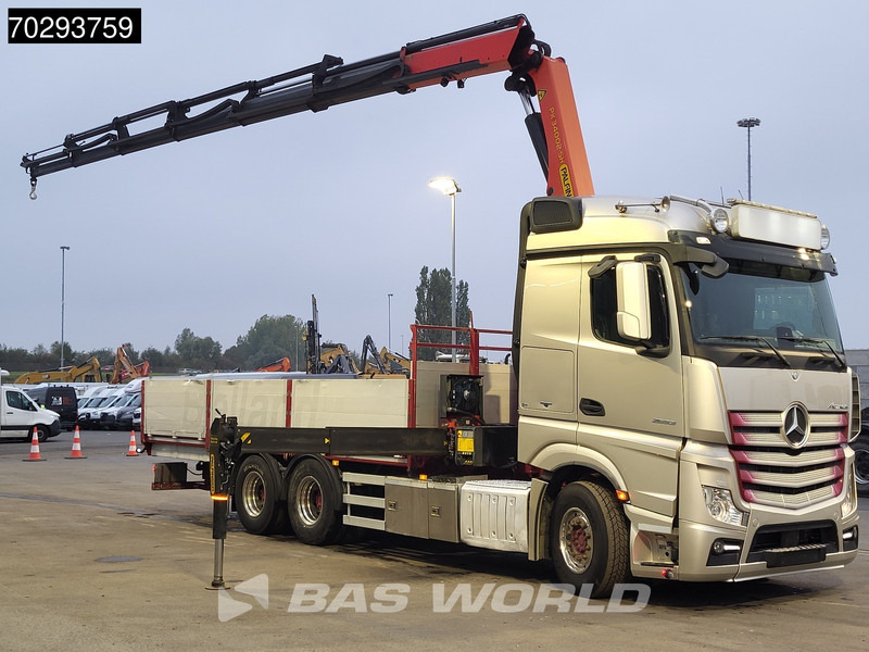 Mercedes-Benz Actros 2653 Actros 6X4 Palfinger PK34002 SH Kran Crane Retarder Xenon Euro 6 - Camion platformă, Camion cu macara: Foto 3 Mercedes-Benz Actros 2653 Actros 6X4 Palfinger PK34002 SH Kran Crane Retarder Xenon Euro 6 - Camion platformă, Camion cu macara: Foto 3