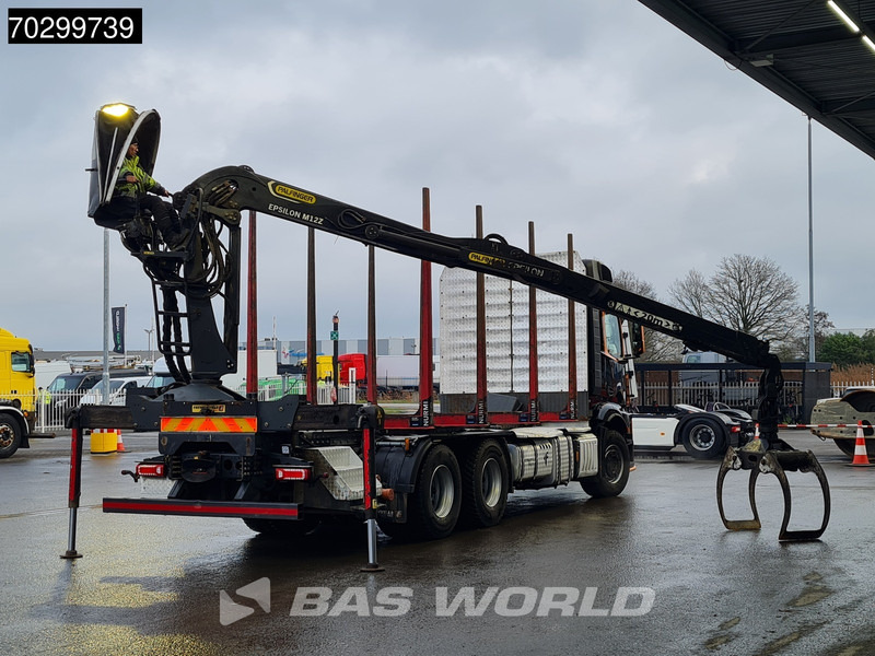 Mercedes-Benz Actros 3353 6X4 Palfinger Epsilon M12Z woodcrane Holztransport Retarder Euro 6 - Camion forestier, Camion cu macara: Foto 5 Mercedes-Benz Actros 3353 6X4 Palfinger Epsilon M12Z woodcrane Holztransport Retarder Euro 6 - Camion forestier, Camion cu macara: Foto 5