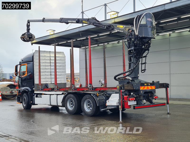 Mercedes-Benz Actros 3353 6X4 Palfinger Epsilon M12Z woodcrane Holztransport Retarder Euro 6 - Camion forestier, Camion cu macara: Foto 2 Mercedes-Benz Actros 3353 6X4 Palfinger Epsilon M12Z woodcrane Holztransport Retarder Euro 6 - Camion forestier, Camion cu macara: Foto 2