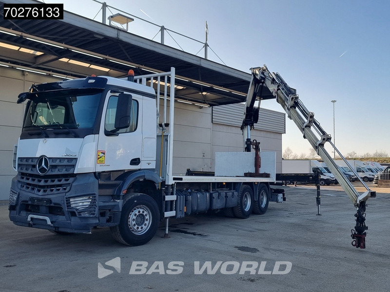 Camion platformă, Camion cu macara Mercedes-Benz Arocs 2636 6X4 HIAB X-HIDUO 188 ES-S Crane Kran Big axle Euro 6: Foto 5 Camion platformă, Camion cu macara Mercedes-Benz Arocs 2636 6X4 HIAB X-HIDUO 188 ES-S Crane Kran Big axle Euro 6: Foto 5