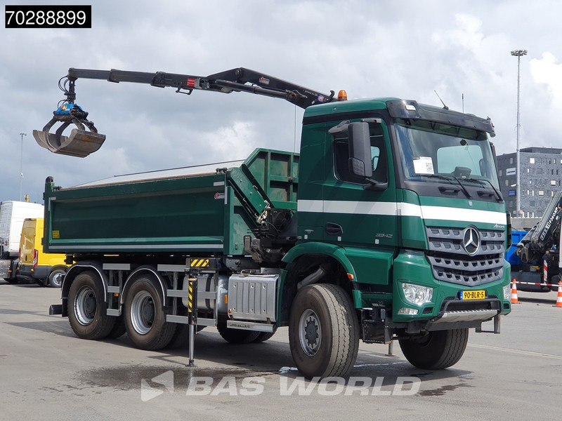Mercedes-Benz Arocs 3342 Arocs 6X6 NL-Truck HMF 1643 Z-Crane Kran Steering Axle Big-Axle Euro 6 - Camion basculantă, Camion cu macara: Foto 3 Mercedes-Benz Arocs 3342 Arocs 6X6 NL-Truck HMF 1643 Z-Crane Kran Steering Axle Big-Axle Euro 6 - Camion basculantă, Camion cu macara: Foto 3