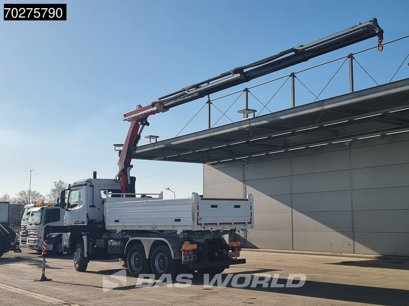 Mercedes-Benz Arocs 3348 6X6 Full Steel Retarder Fassi 25T/M Crane Kran Euro 6 - Camion basculantă, Camion cu macara: Foto 2 Mercedes-Benz Arocs 3348 6X6 Full Steel Retarder Fassi 25T/M Crane Kran Euro 6 - Camion basculantă, Camion cu macara: Foto 2