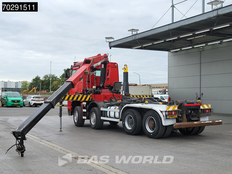 Mercedes-Benz Arocs 4145 8X4 NL-Truck HMF RCL 5300 Crane Hyva 26-51-S Hooklift Steelsuspension Big-Axle Automatic Euro 6 - Camion cu cârlig, Camion cu macara: Foto 3 Mercedes-Benz Arocs 4145 8X4 NL-Truck HMF RCL 5300 Crane Hyva 26-51-S Hooklift Steelsuspension Big-Axle Automatic Euro 6 - Camion cu cârlig, Camion cu macara: Foto 3