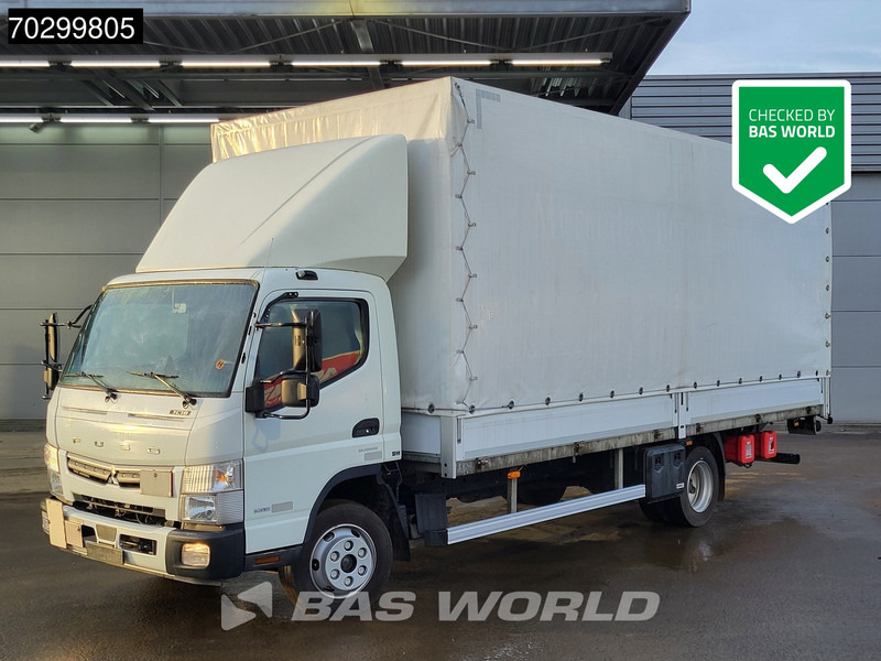 Mitsubishi Fuso 7C 18 4X2 Steelsuspension 1000kg Ladebordwand Automatic Euro 6 - Camion cu prelată: Foto 1 Mitsubishi Fuso 7C 18 4X2 Steelsuspension 1000kg Ladebordwand Automatic Euro 6 - Camion cu prelată: Foto 1