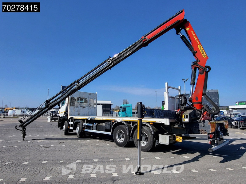 Camion platformă, Camion cu macara Renault C 430 8X4 Palfinger 22002 EH kran Crane Big-Axle steel suspension Euro 6: Foto 6