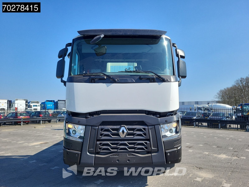 Camion platformă, Camion cu macara Renault C 430 8X4 Palfinger 22002 EH kran Crane Big-Axle steel suspension Euro 6: Foto 16