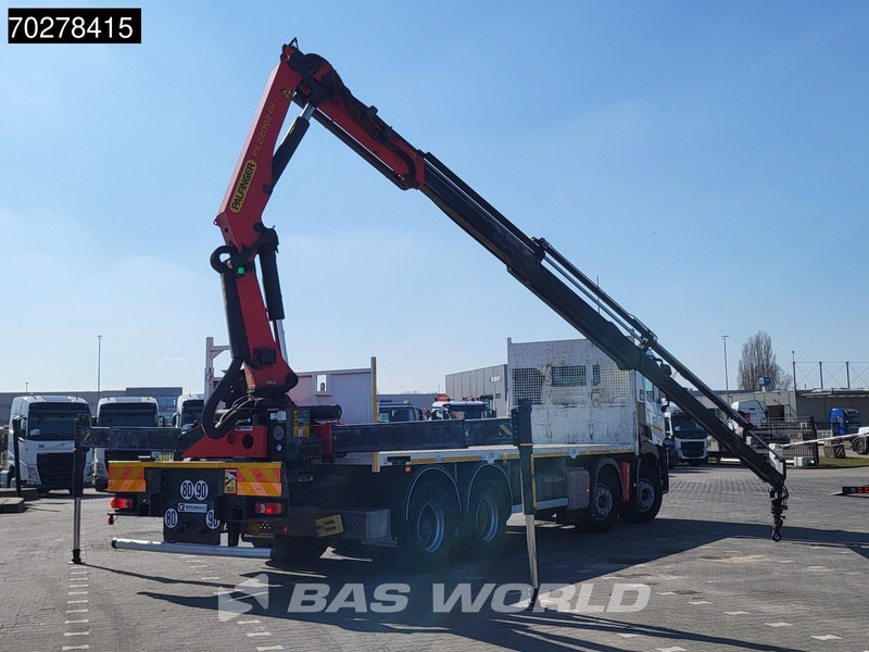 Camion platformă, Camion cu macara Renault C 430 8X4 Palfinger 22002 EH kran Crane Big-Axle steel suspension Euro 6: Foto 8