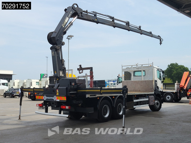 Renault K 380 6X4 HIAB X-HIDUO 188 E-5 Crane Steelsuspension Big-Axle Automatic Euro 6 - Camion platformă, Camion cu macara: Foto 5 Renault K 380 6X4 HIAB X-HIDUO 188 E-5 Crane Steelsuspension Big-Axle Automatic Euro 6 - Camion platformă, Camion cu macara: Foto 5