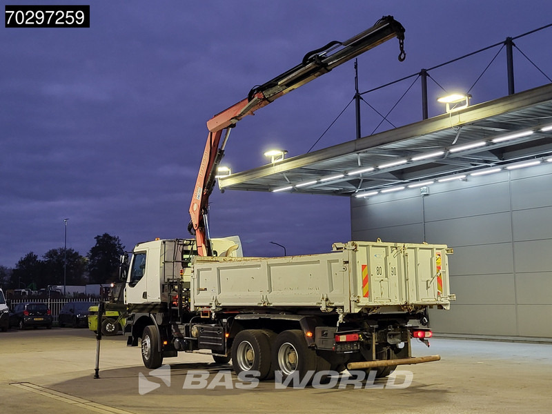 Renault Kerax 370 Kerax 6X4 Fassi F150AXS.22 Crane 10m3 2-side tipper Big-Axle Steelsuspension Manual - Camion basculantă, Camion cu macara: Foto 2 Renault Kerax 370 Kerax 6X4 Fassi F150AXS.22 Crane 10m3 2-side tipper Big-Axle Steelsuspension Manual - Camion basculantă, Camion cu macara: Foto 2