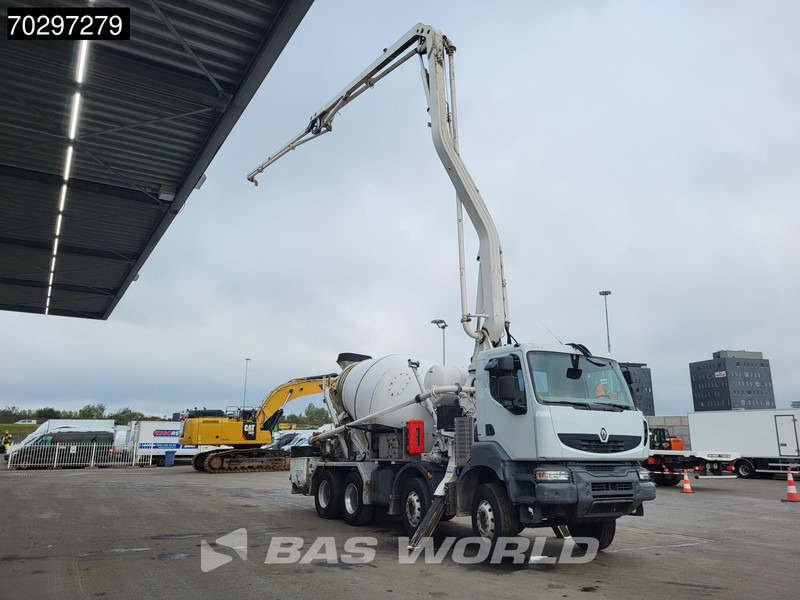 Renault Kerax 8X4 Mecbo M3-23/100-BZ Pomp+Mixer Big-Axle Steelsuspension Euro 5 - Autobetonieră: Foto 3 Renault Kerax 8X4 Mecbo M3-23/100-BZ Pomp+Mixer Big-Axle Steelsuspension Euro 5 - Autobetonieră: Foto 3