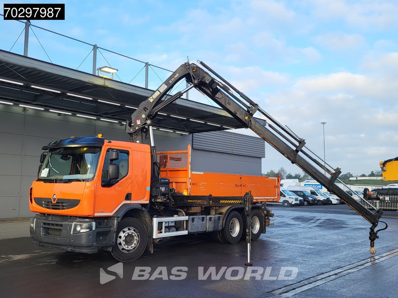 Renault Premium 430 Lander 6X4 HIAB 211 EP-4 Crane Kran Tipper Big-Axle Euro 5 - Camion basculantă, Camion cu macara: Foto 5 Renault Premium 430 Lander 6X4 HIAB 211 EP-4 Crane Kran Tipper Big-Axle Euro 5 - Camion basculantă, Camion cu macara: Foto 5