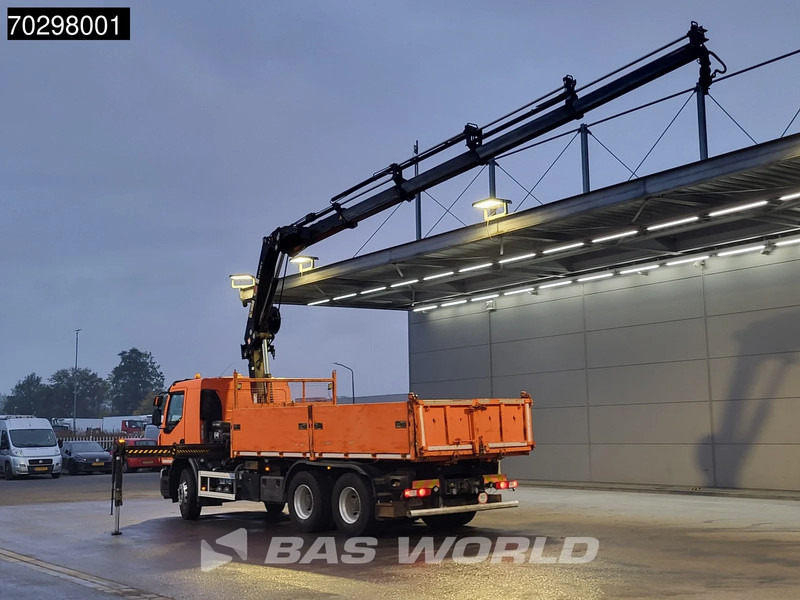 Renault Premium 430 Lander 6X4 HIAB 211 EP-4 Crane Tipper Big-Axle Automatic Euro 5 - Camion basculantă, Camion cu macara: Foto 3 Renault Premium 430 Lander 6X4 HIAB 211 EP-4 Crane Tipper Big-Axle Automatic Euro 5 - Camion basculantă, Camion cu macara: Foto 3