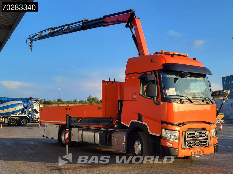 Renault T 380 4X2 Palfinger PK18002-EH Kran Crane Retarder Standklima Euro 6 - Camion platformă, Camion cu macara: Foto 3 Renault T 380 4X2 Palfinger PK18002-EH Kran Crane Retarder Standklima Euro 6 - Camion platformă, Camion cu macara: Foto 3