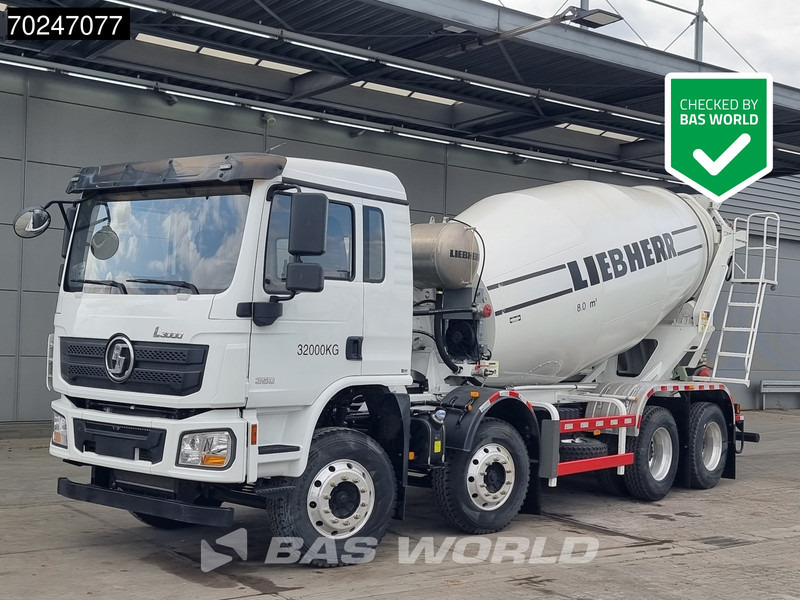 SHACMAN L3000 8X4 NEW 8m3 Liebherr Mixer Big Axle Steel suspension - Autobetonieră: Foto 1 SHACMAN L3000 8X4 NEW 8m3 Liebherr Mixer Big Axle Steel suspension - Autobetonieră: Foto 1