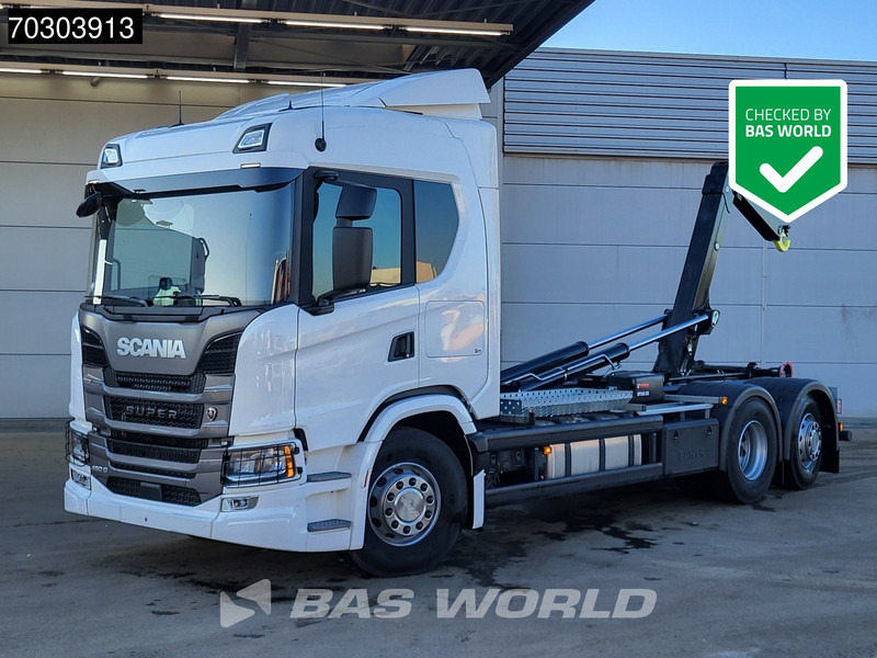 Scania G 460 6X2 NEW! 20tons HIAB Containersystem Lift+Steering Axle Automatic Retarder Euro 6 - Camion cu cârlig: Foto 1 Scania G 460 6X2 NEW! 20tons HIAB Containersystem Lift+Steering Axle Automatic Retarder Euro 6 - Camion cu cârlig: Foto 1