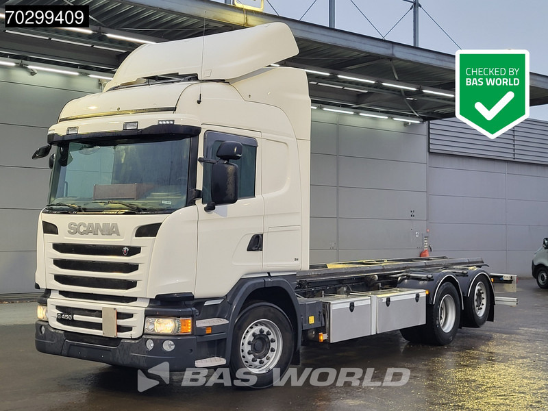 Scania G450 G 6X2 Full air suspension Automatic Lift+steering Axle Euro 6 - Camion transport containere/ Swap body: Foto 1 Scania G450 G 6X2 Full air suspension Automatic Lift+steering Axle Euro 6 - Camion transport containere/ Swap body: Foto 1