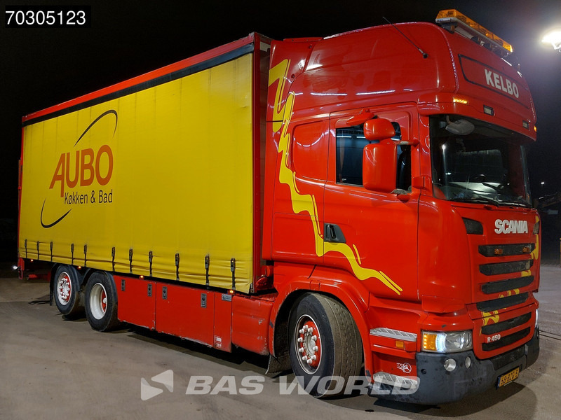 Scania R 450 R 6X2 Topliner Curtainsider 2500kg Ladebordwand Retarder Automatic Euro 6 - Camion cu prelată: Foto 3 Scania R 450 R 6X2 Topliner Curtainsider 2500kg Ladebordwand Retarder Automatic Euro 6 - Camion cu prelată: Foto 3