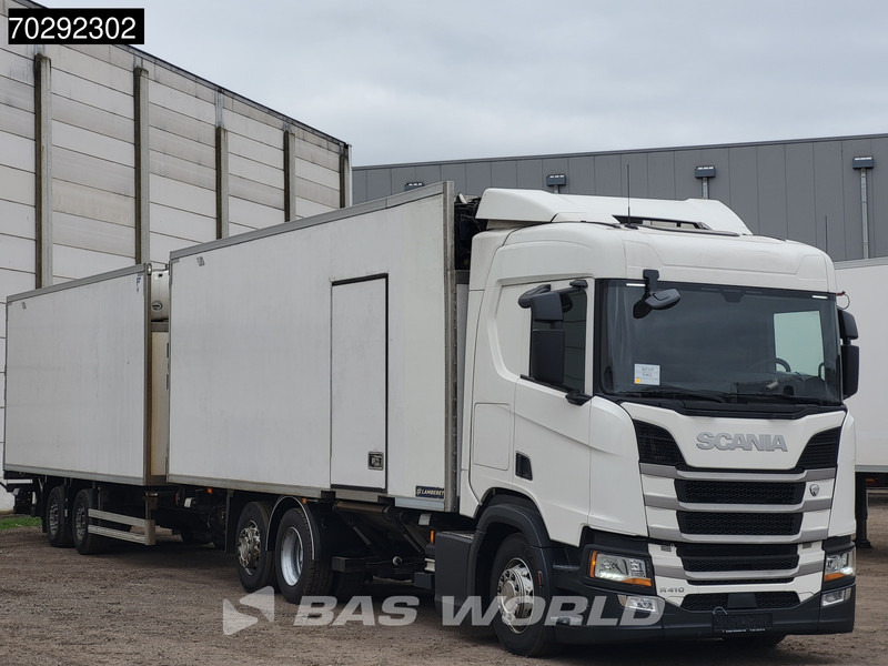 Scania R410 6X2 Refrigerated Combi Lamberet Carrier Retarder Euro 6 - Camion frigider: Foto 3 Scania R410 6X2 Refrigerated Combi Lamberet Carrier Retarder Euro 6 - Camion frigider: Foto 3