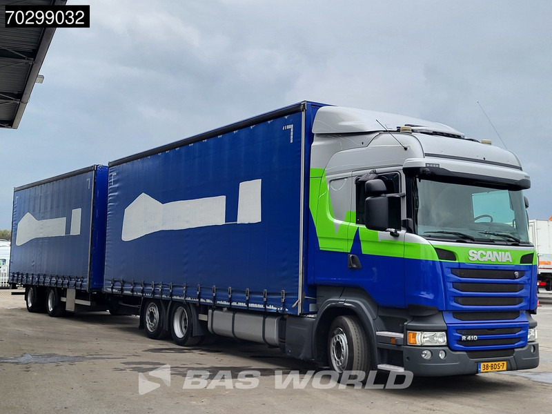 Scania R410 R 6X2 NL-Combi Curtainsides Lift+steering axle Automatic Euro 6 - Camion cu prelată: Foto 3 Scania R410 R 6X2 NL-Combi Curtainsides Lift+steering axle Automatic Euro 6 - Camion cu prelată: Foto 3