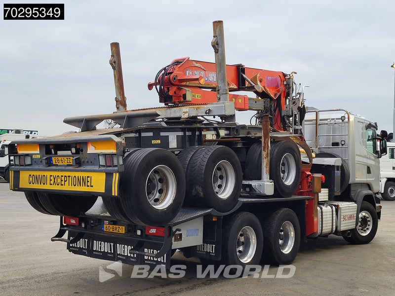 Scania R580 R 6X4 NL-Truck Diebolt D28.81 Kran Crane Holztransport + Dolly Retarder Euro 6 - Camion forestier, Camion cu macara: Foto 5 Scania R580 R 6X4 NL-Truck Diebolt D28.81 Kran Crane Holztransport + Dolly Retarder Euro 6 - Camion forestier, Camion cu macara: Foto 5