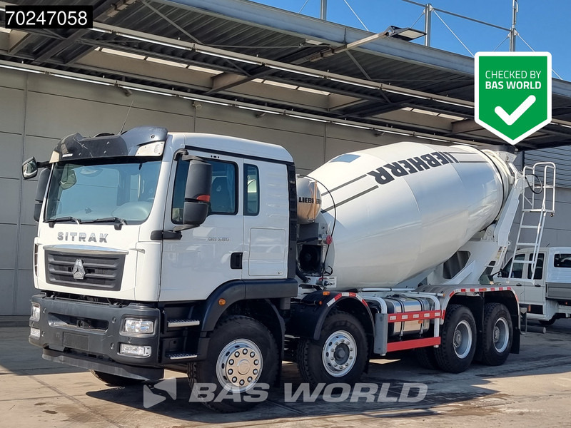 Sitrak G5 350 8X4 8m3 Liebherr Mixer Big-Axle Steelsuspension - Autobetonieră: Foto 1 Sitrak G5 350 8X4 8m3 Liebherr Mixer Big-Axle Steelsuspension - Autobetonieră: Foto 1
