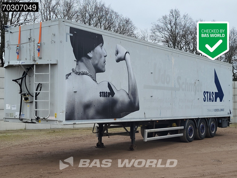 Stas S300ZX 3 axles 92m3 Lifting Axle 10mm - Semiremorcă cu podea culisantă: Foto 1 Stas S300ZX 3 axles 92m3 Lifting Axle 10mm - Semiremorcă cu podea culisantă: Foto 1
