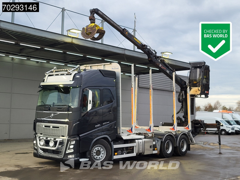 Volvo FH16 750 FH16 6X4 HIAB LOGLIFT F108S 83 Wood crane Retarder VEB+ Big-Axle Euro 6 - Camion forestier, Camion cu macara: Foto 1 Volvo FH16 750 FH16 6X4 HIAB LOGLIFT F108S 83 Wood crane Retarder VEB+ Big-Axle Euro 6 - Camion forestier, Camion cu macara: Foto 1