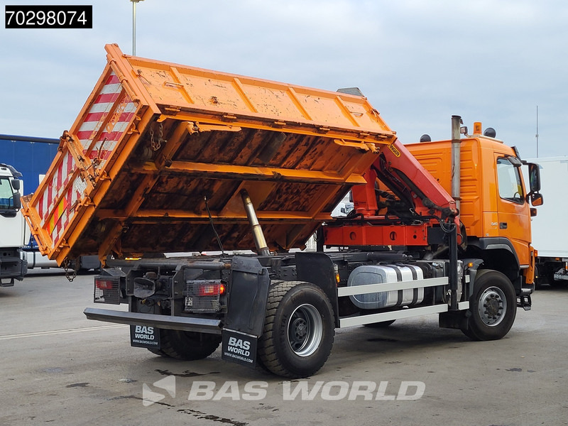 Volvo FM 340 FM 4X4 4x4 Crane Palfinger PK10501 Tipper Big-Axle Full Steel - Camion basculantă, Camion cu macara: Foto 2 Volvo FM 340 FM 4X4 4x4 Crane Palfinger PK10501 Tipper Big-Axle Full Steel - Camion basculantă, Camion cu macara: Foto 2