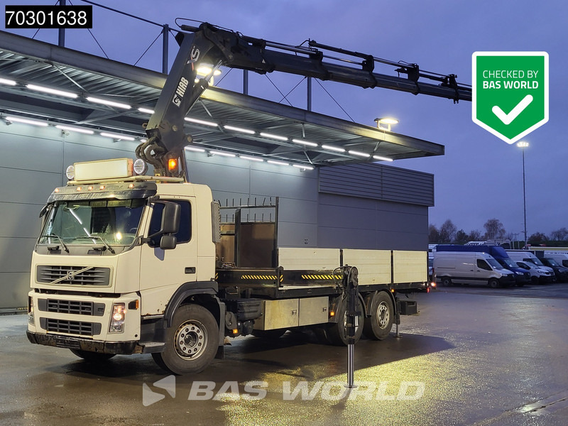 Volvo FM 400 6X2 Hiab 322E-6XS Crane Kran Lift-Axle Automatic Euro 4 - Camion platformă, Camion cu macara: Foto 1 Volvo FM 400 6X2 Hiab 322E-6XS Crane Kran Lift-Axle Automatic Euro 4 - Camion platformă, Camion cu macara: Foto 1