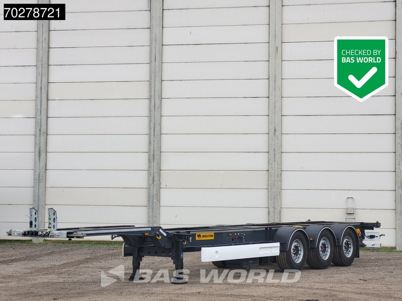 Semiremorcă transport containere/ Swap body Wielton NS-3 Liftachse TUV 02/26: Foto 1