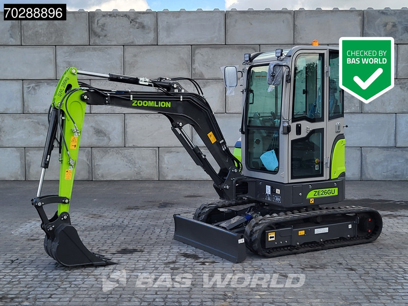 Zoomlion ZE26 GU FACTORY WARRANTY - A/C - CE CERTIFIED - Mini excavator: Foto 1 Zoomlion ZE26 GU FACTORY WARRANTY - A/C - CE CERTIFIED - Mini excavator: Foto 1