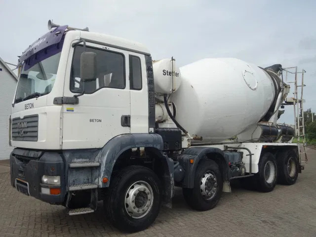 MAN TGA 35.360 8X4 MIXER STEEL SPRINGS BIG AXELS MANUAL FEUL POMP - Autobetonieră: Foto 2 MAN TGA 35.360 8X4 MIXER STEEL SPRINGS BIG AXELS MANUAL FEUL POMP - Autobetonieră: Foto 2