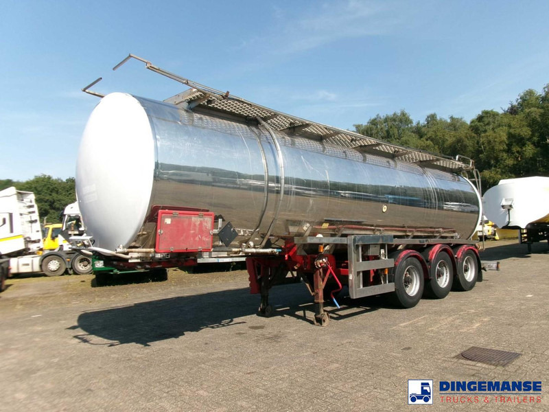 Crane Fruehauf Chemical ACID tank inox 30 m3 / 1 comp - Semiremorcă cisternă: Foto 1 Crane Fruehauf Chemical ACID tank inox 30 m3 / 1 comp - Semiremorcă cisternă: Foto 1