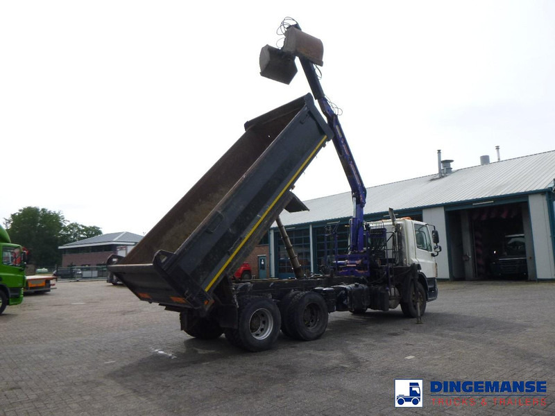 DAF CF 75.310 6x4 RHD tipper + HMF 1144 K-1 + grapple - Camion cu macara: Foto 4 DAF CF 75.310 6x4 RHD tipper + HMF 1144 K-1 + grapple - Camion cu macara: Foto 4