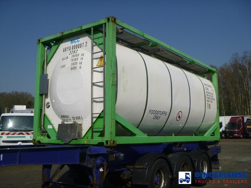 Danteco Food tank container inox 20 ft / 25 m3 / 1 comp - Rezervor de stocare: Foto 1 Danteco Food tank container inox 20 ft / 25 m3 / 1 comp - Rezervor de stocare: Foto 1