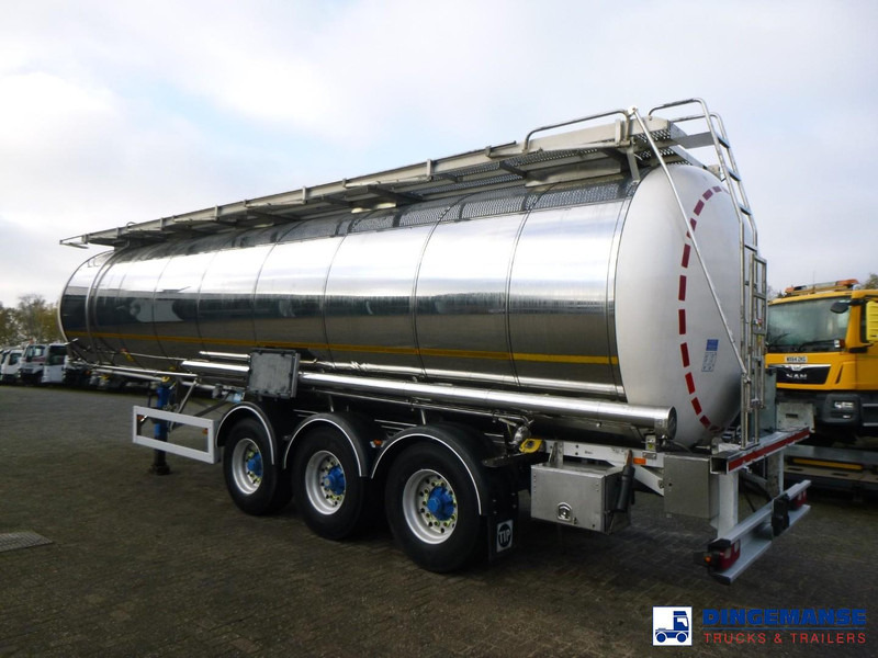 Feldbinder Chemical tank inox L4BH 37.5 m3 / 1 comp - Semiremorcă cisternă: Foto 3 Feldbinder Chemical tank inox L4BH 37.5 m3 / 1 comp - Semiremorcă cisternă: Foto 3