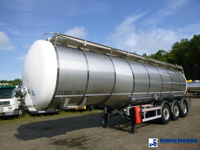 Fluid Chemical tank inox 37.5 m3 / 1 comp ADR 28-10-2025 - Semiremorcă cisternă: Foto 1 Fluid Chemical tank inox 37.5 m3 / 1 comp ADR 28-10-2025 - Semiremorcă cisternă: Foto 1