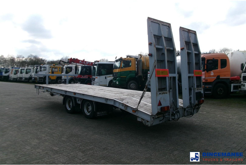 KING 2-axle platform drawbar trailer 14t + ramps - Remorcă platformă: Foto 3 KING 2-axle platform drawbar trailer 14t + ramps - Remorcă platformă: Foto 3