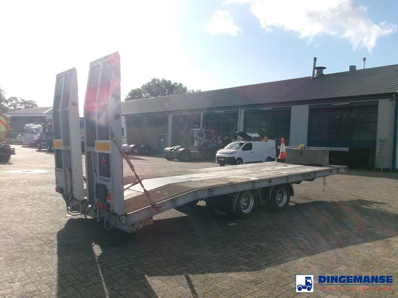 KING 2-axle platform drawbar trailer 14t + ramps - Remorcă platformă: Foto 4 KING 2-axle platform drawbar trailer 14t + ramps - Remorcă platformă: Foto 4