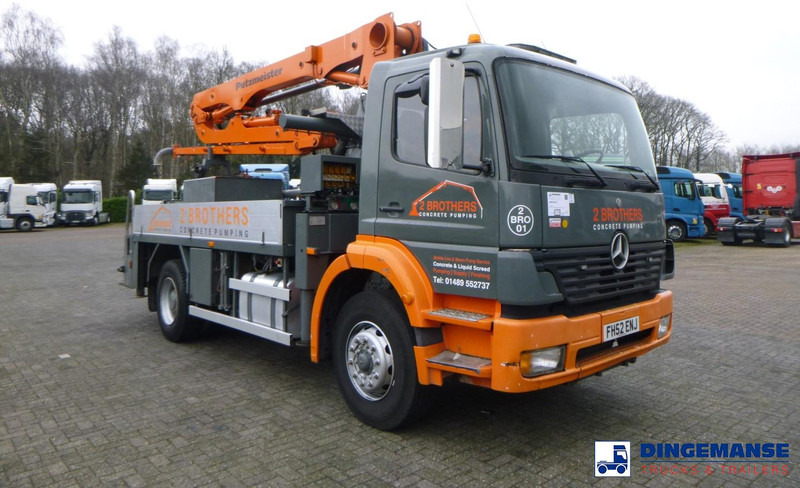 Mercedes-Benz Atego 1823 4x2 Putzmeister concrete pump 16 m - Pompă de beton staționară: Foto 2 Mercedes-Benz Atego 1823 4x2 Putzmeister concrete pump 16 m - Pompă de beton staționară: Foto 2