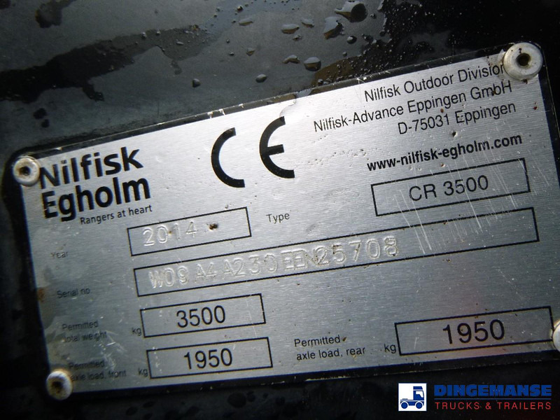 Măturătoare stradală Nilfisk City Ranger CR3500 sweeper: Foto 17 Măturătoare stradală Nilfisk City Ranger CR3500 sweeper: Foto 17