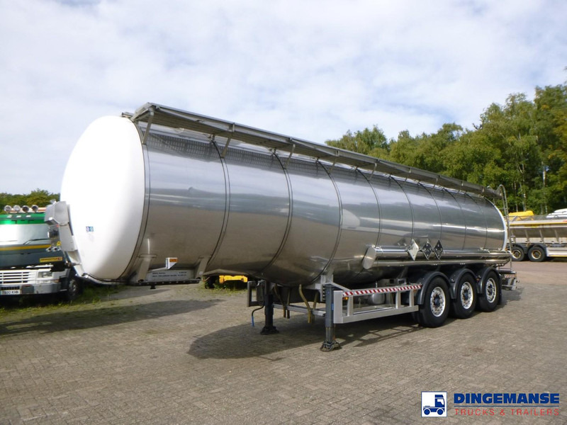 Parcisa Chemical tank inox L4BH 37.5 / 1 comp - Semiremorcă cisternă: Foto 1 Parcisa Chemical tank inox L4BH 37.5 / 1 comp - Semiremorcă cisternă: Foto 1