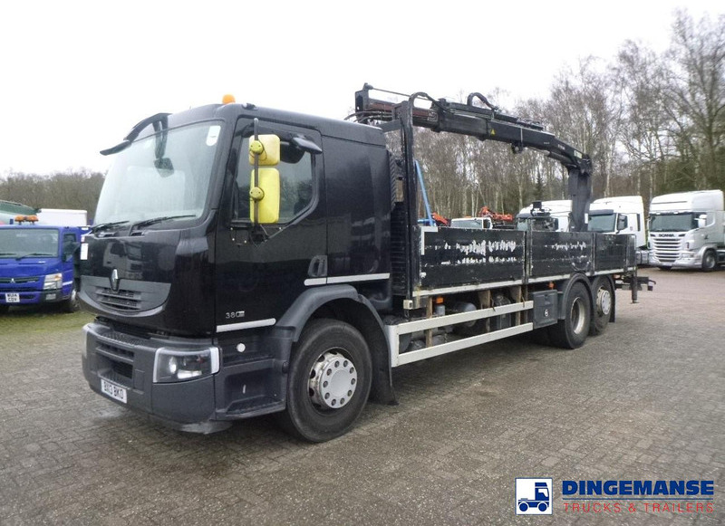 Renault Premium 380 DXI 6x2 RHD + Hiab 122 B2 Duo - Camion cu macara: Foto 1 Renault Premium 380 DXI 6x2 RHD + Hiab 122 B2 Duo - Camion cu macara: Foto 1
