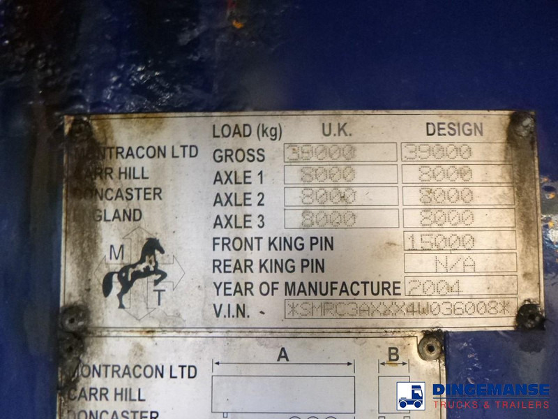 SDC Stack - 3 x platform trailer 13.6 m / 39 t în leasing SDC Stack - 3 x platform trailer 13.6 m / 39 t: Foto 11